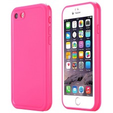 iPhone 6 6s 4.7 - IPX-6 Water Resistant TPU Soft Ultra Slim Thin Light Shockproof Dust/Snow Proof Case Cover Support Touch ID Function - Rose